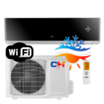 C&H SUPREME BLACK Inverter CH-S24FTXAM2S-BL efektyvus šildymas iki -30